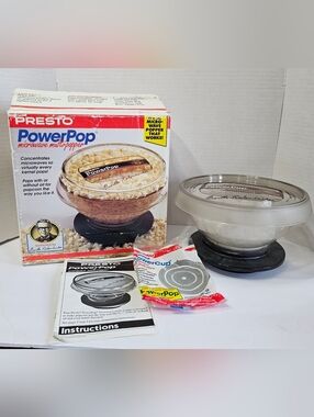 Vtg 90's Presto Power Pop, Popcorn Maker